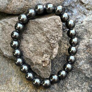 Hematite Gemstone Bracelet | Handmade